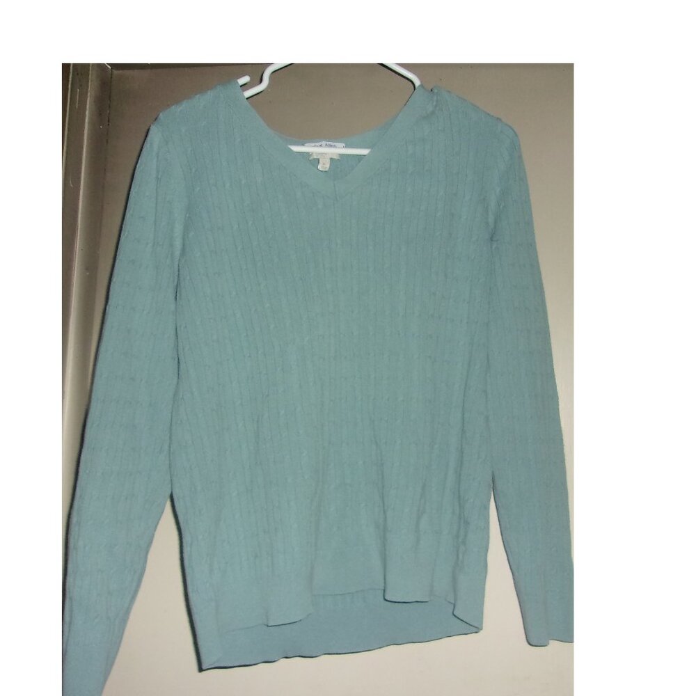 Talbots Sue Allen Women's XL Extra Large V-Neck Sweater